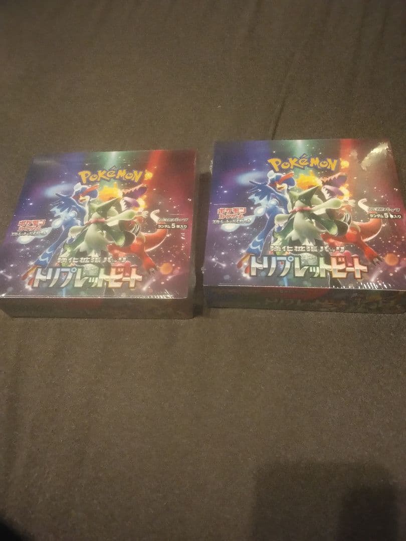 ポケモンカードゲーム引退品 トリプレットビート 2個セットシュリンク付き