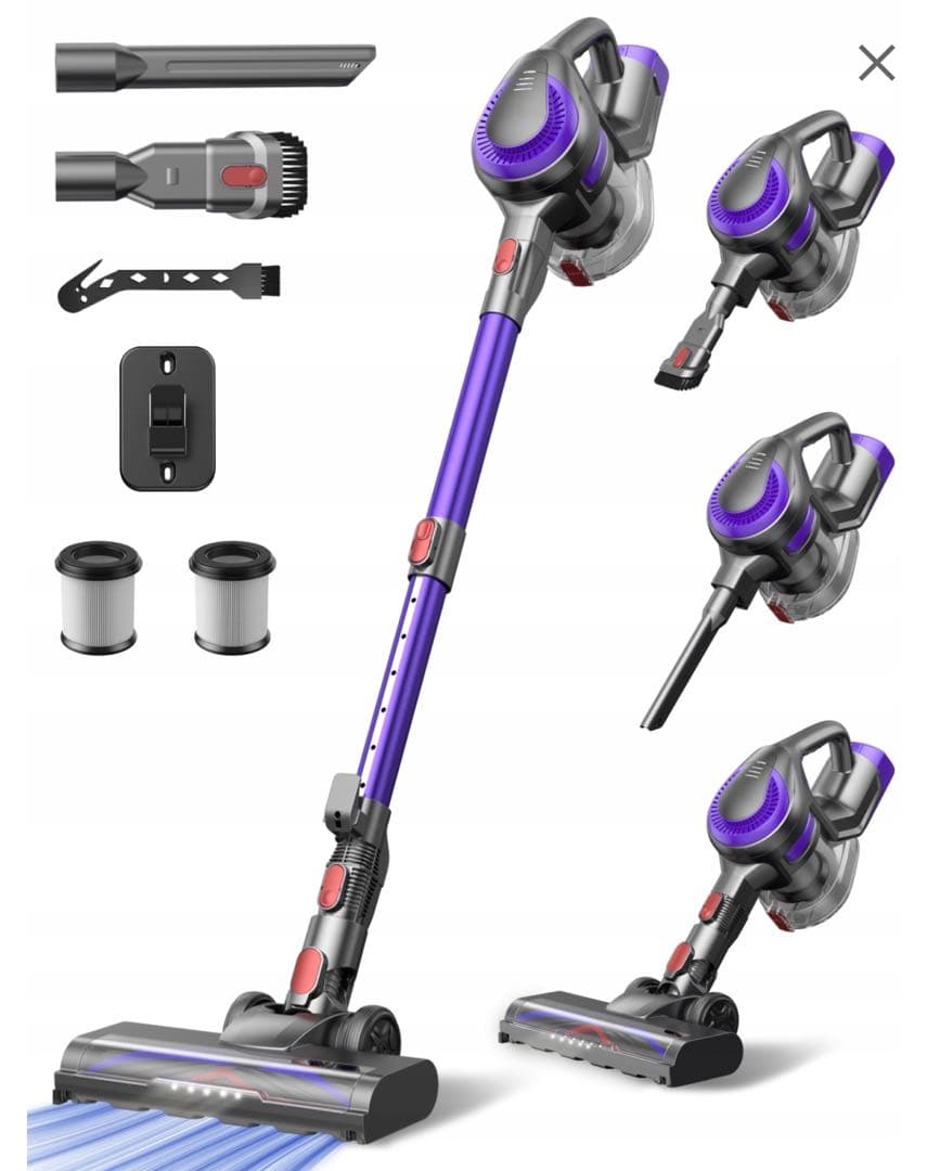 掃除機 コードレス 自立式 50000pa強吸引力 コードレス掃除機 充電式