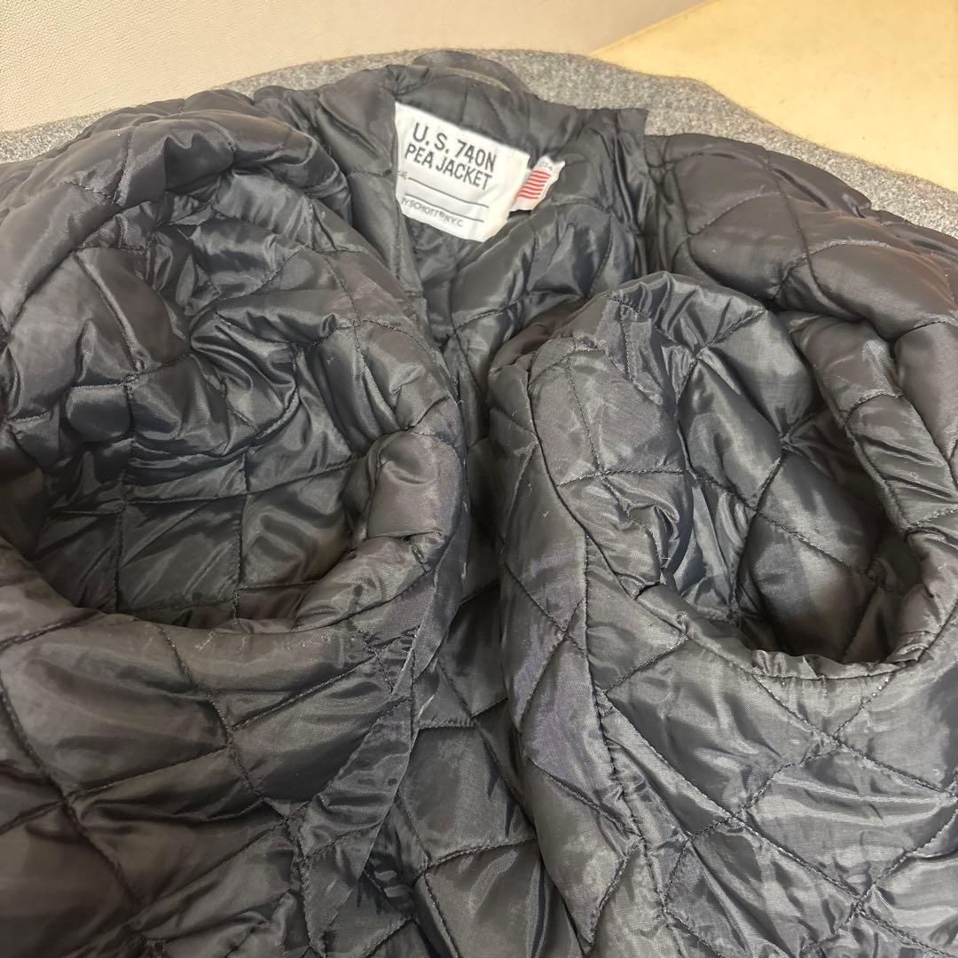 Schott ショット ピーコート ジャケット　サイズ40 グレー