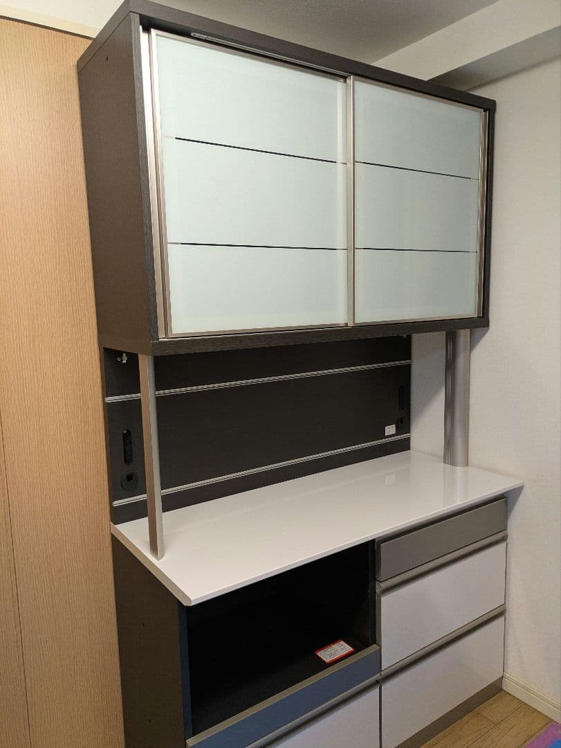 綾野製作所　食器棚　幅120cm　高さ200cm