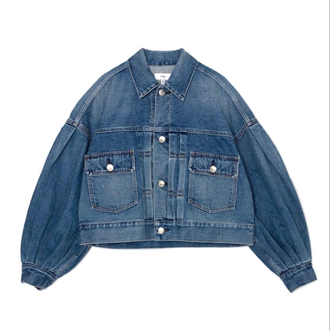 ＜HYKE＞ バルーンスリーブ デニムジャケット　size 2