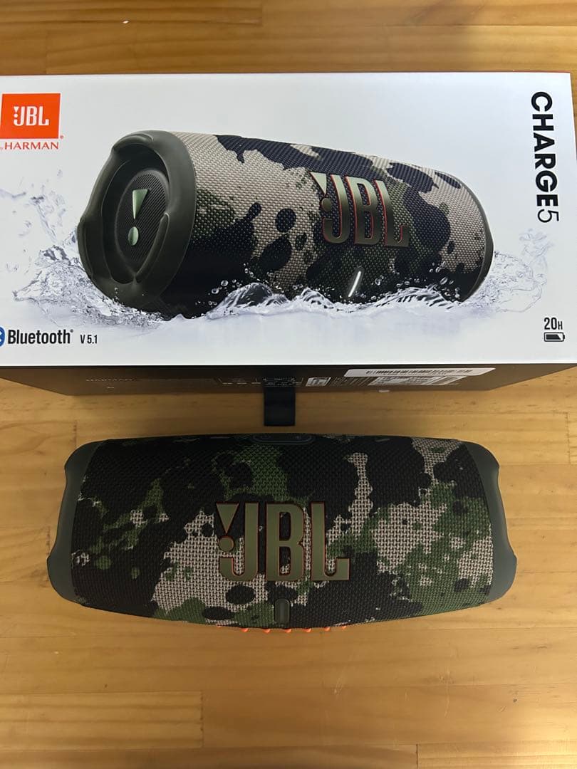 【動作確認済】JBL Charge 5 迷彩 ワイヤレススピーカー