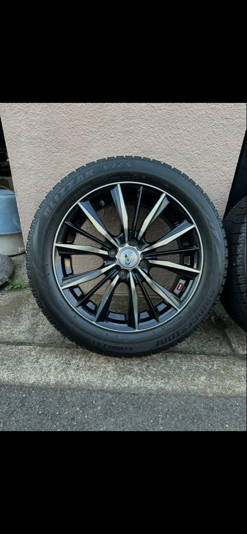 BSスタッドレスVRX185/55R16レオニスアルミセット