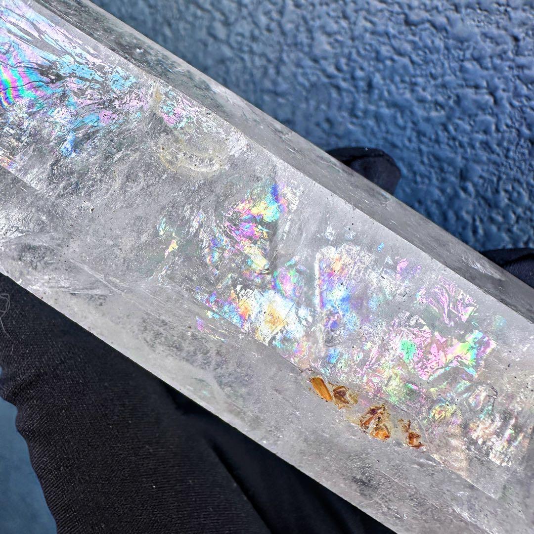 高品質❗️浄化 超強いパワーアゼツライト☆レインボーヒマラヤクラスターA1469