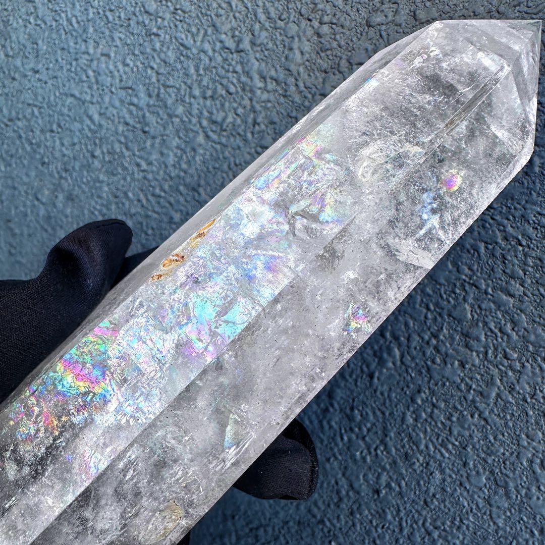 高品質❗️浄化 超強いパワーアゼツライト☆レインボーヒマラヤクラスターA1469