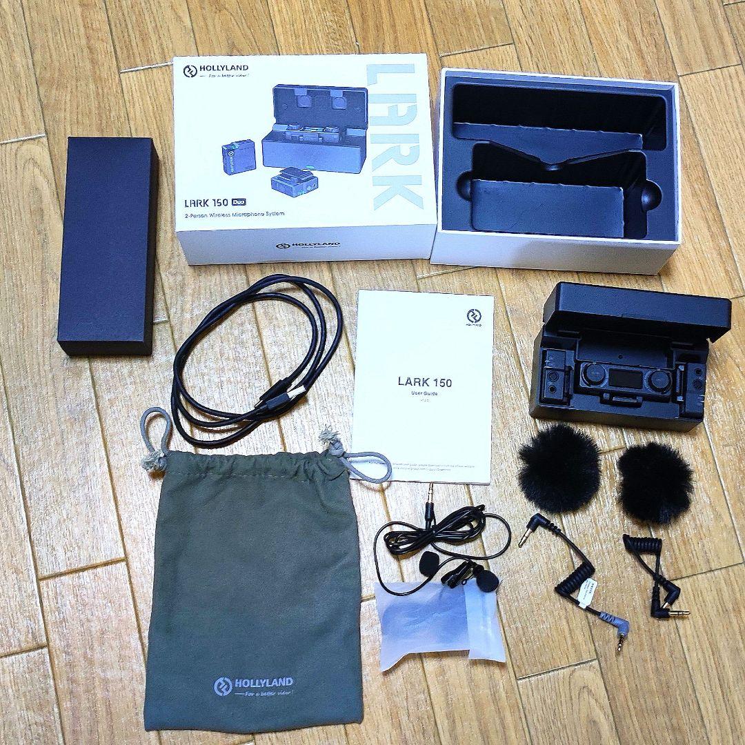 Hollyland Lark 150 ワイヤレスマイク スマホ外付けマイク