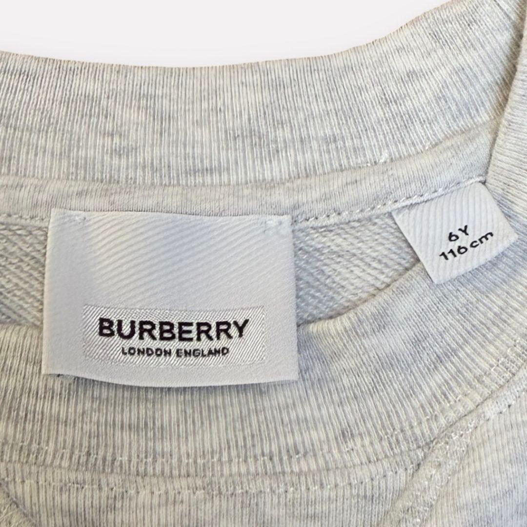 BURBERRY バーバリー キッズトレーナー 6Y 116cm 袖ノバチェック