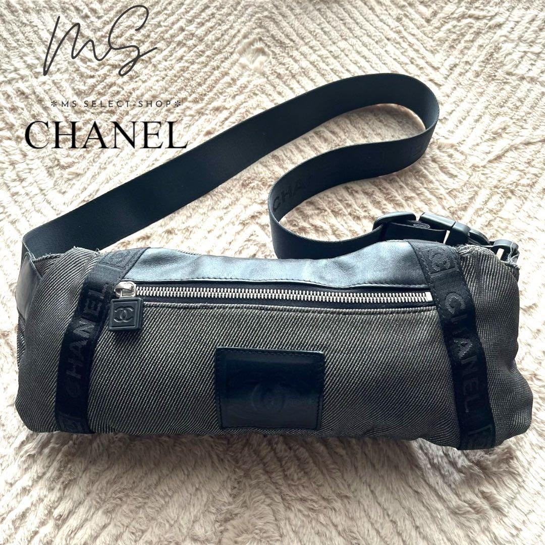 希少 CHANEL SPORTSライン ココマーク ボディバッグ