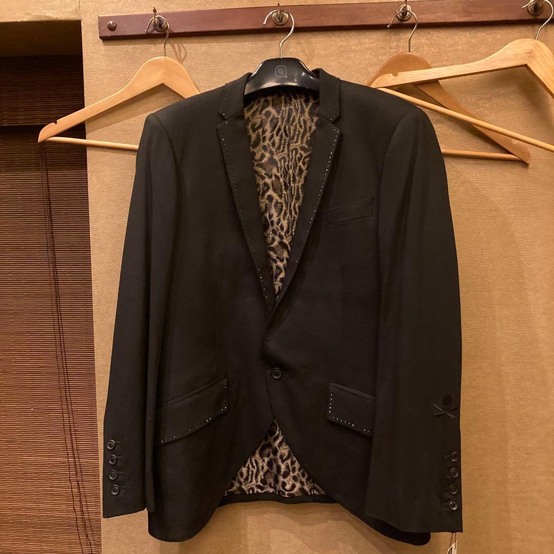 値下げ交渉可★ROEN テーラードジャケット　スワロフスキースカル