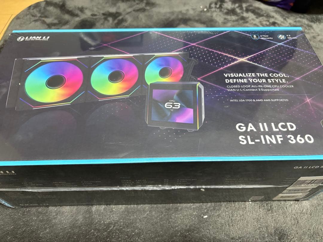 Lian Li Galahad II LCD SL-INF 360 簡易水冷