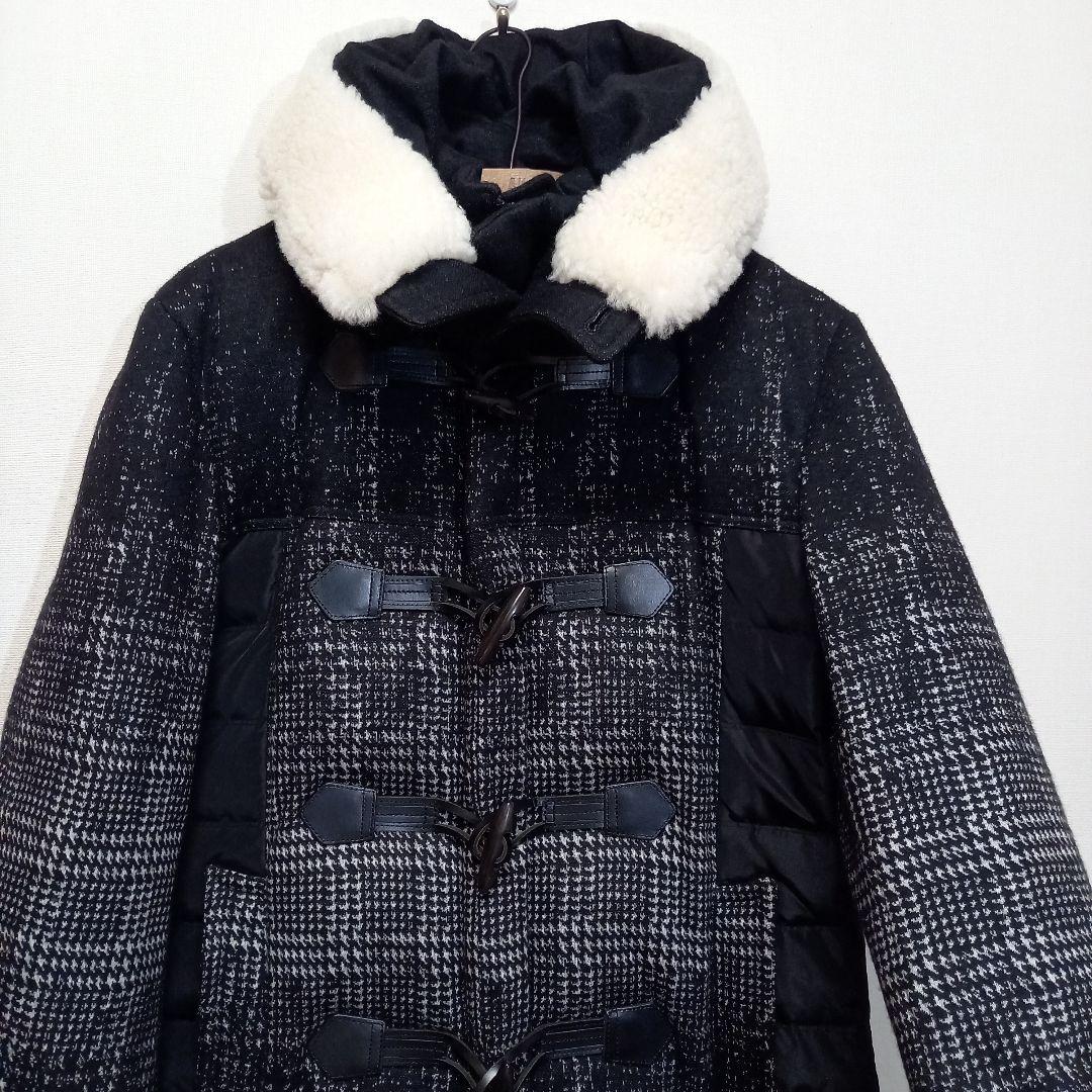 極美品 110000円 5351プールオム ムートン ダウン ダッフルコート 2