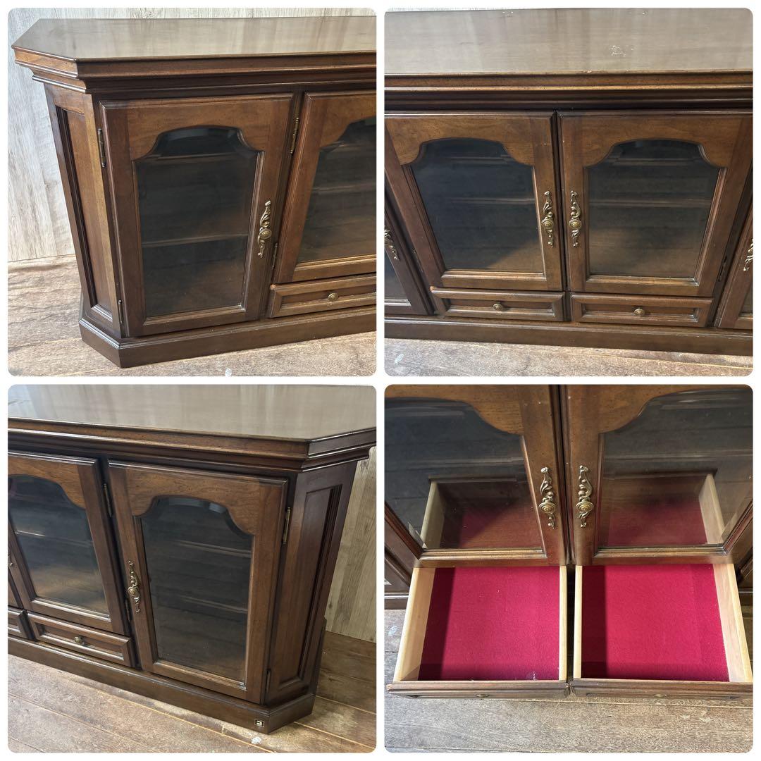 KOSUGA ガラスキャビネット カップボード リビングボード 食器棚 コスガ