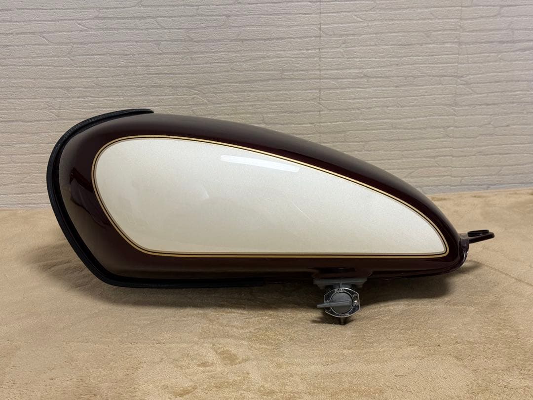 SR400 純正タンク RH01J ベリーダークレッドメタリック2