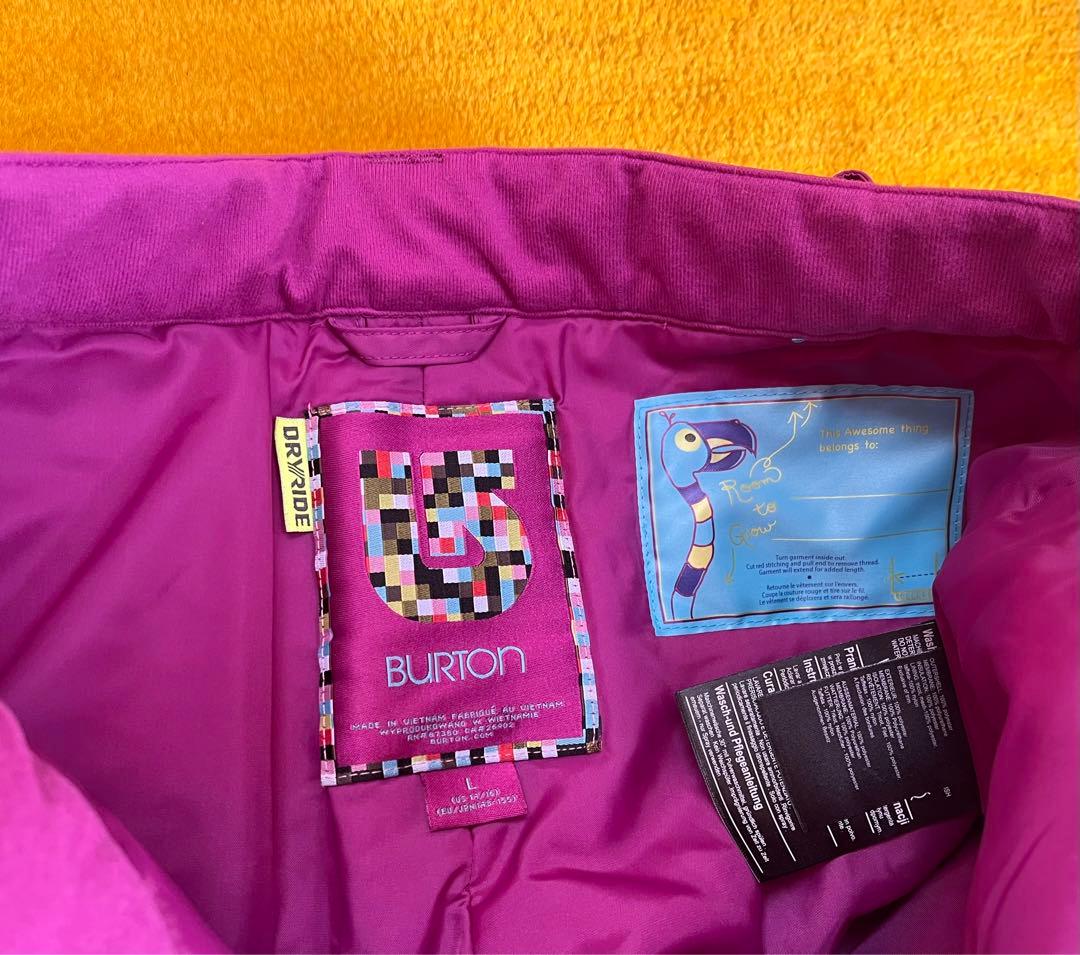 新品未使用Burton DRYRIDE ガールズ用スキー、スノーボードパンツL
