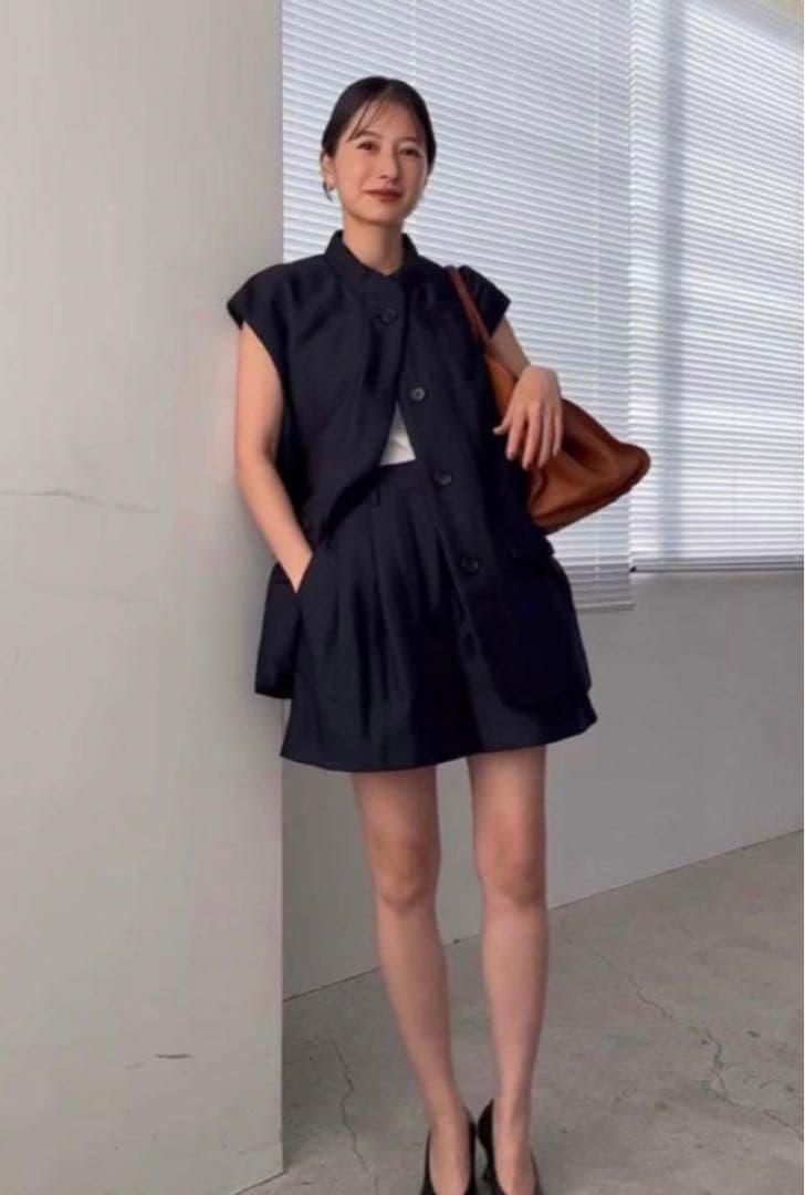 CLANE パデッドショートパンツ