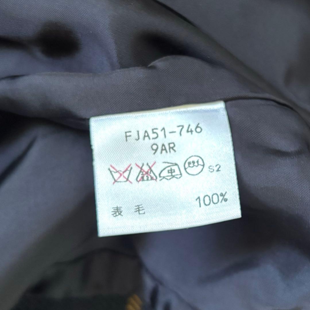 【未使用級✨】バーバリー　テーラードジャケット　メタル釦　チェック　ウール　9