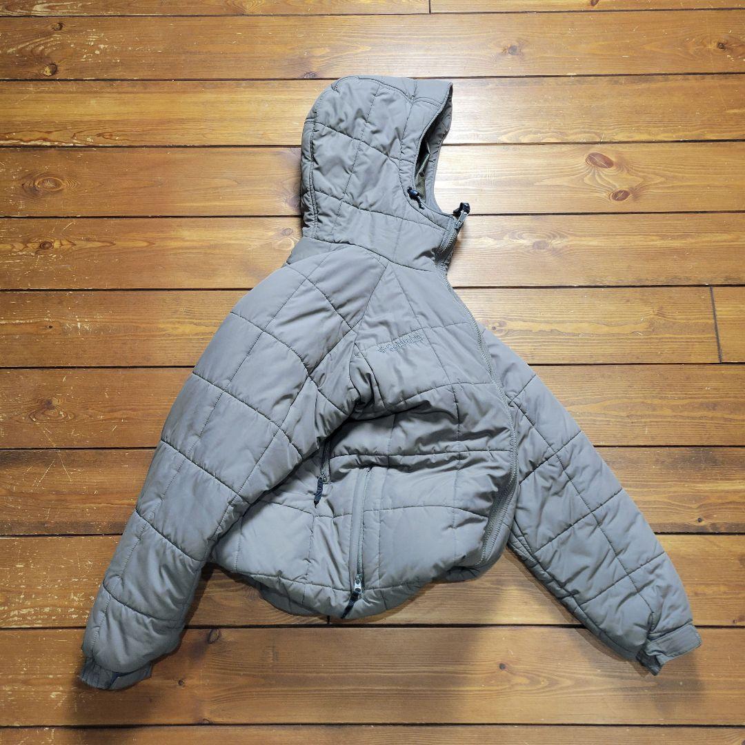 【今季大注目】希少カラー コロンビア キルティング ダウンパーカ グレー