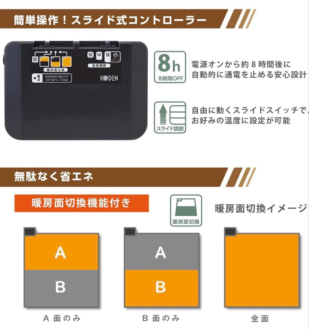 KODEN(広電)電気カーペット新品、未使用、未開封