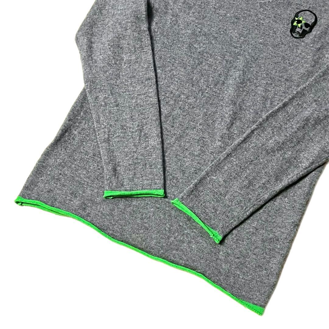 ジ*ウ様 【限定色】美品ルシアンぺラフィネ　カシミアセータ ーニット　L グレー