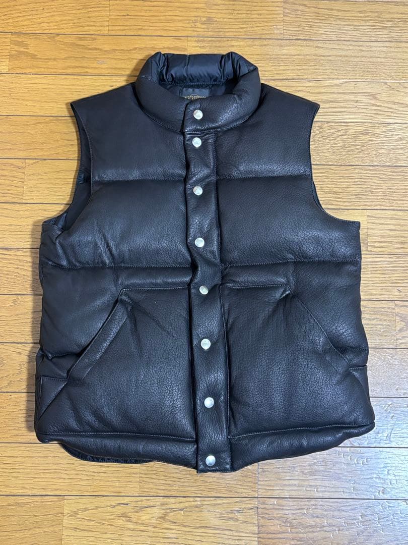 FINE CREEK & CO. レザーダウン ベスト ディアスキン