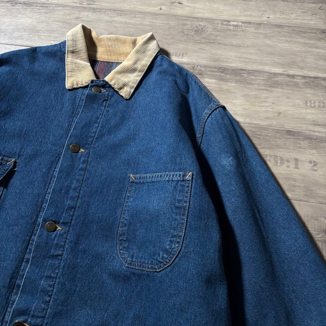 80s90sシアーズSears ROEBUCKSデニムカバーオールビンテージ古着