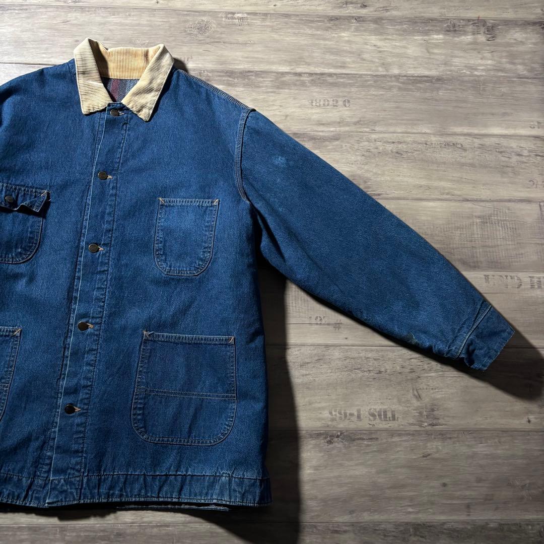 80s90sシアーズSears ROEBUCKSデニムカバーオールビンテージ古着
