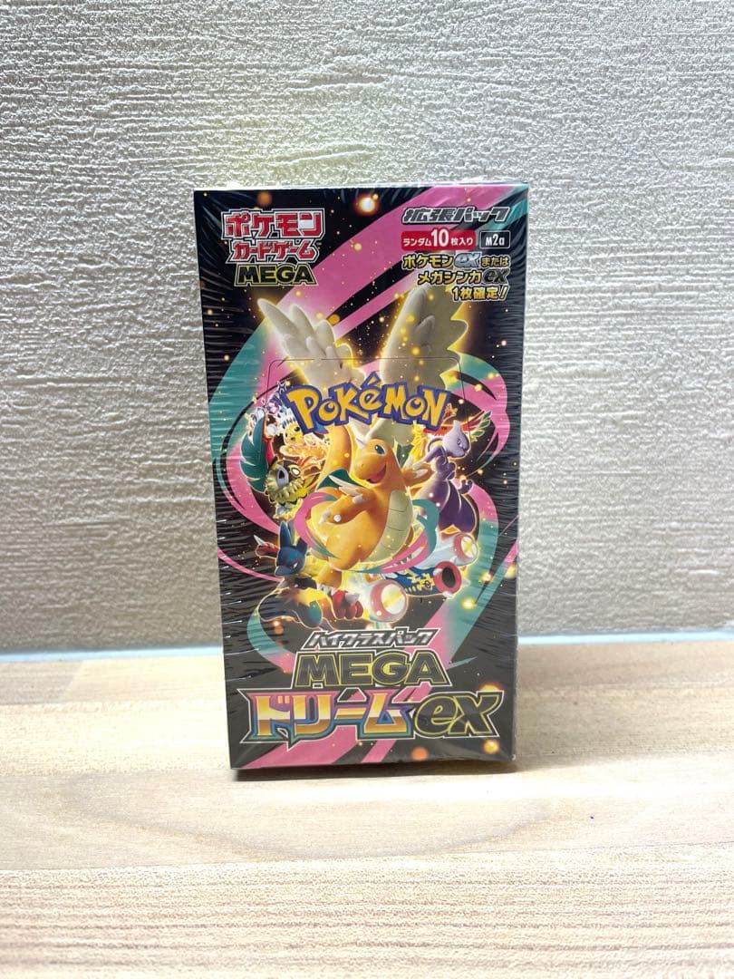 ポケモンカードゲーム メガドリームex ボックス売り　シュリンク付！　未開封品