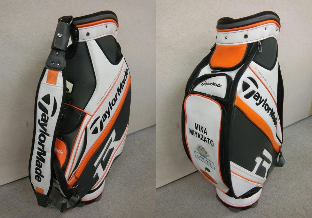 b628 ◆レア 宮里美香 実使用 テーラーメイド R1 キャディバッグ