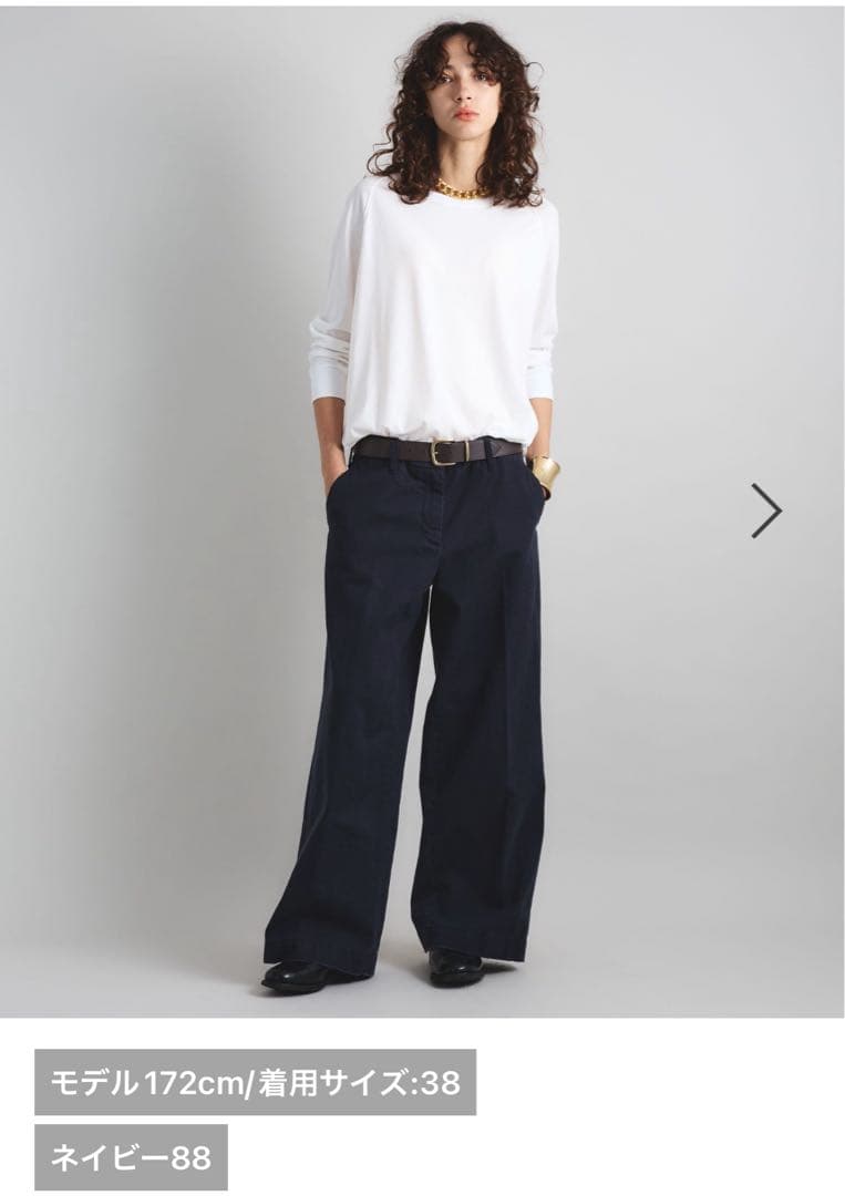 BRILL ローライズチノパンツ　34 ブリル