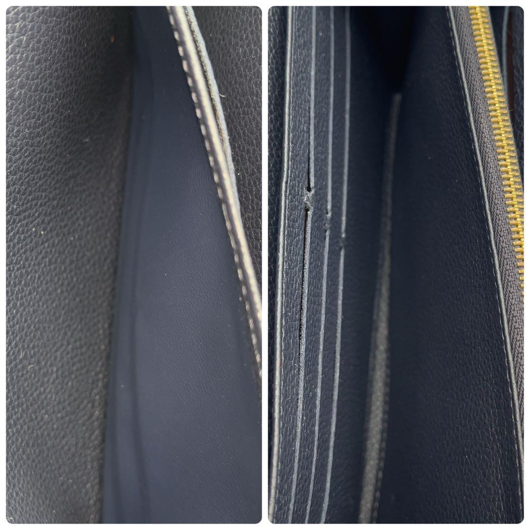 【専用】ルイヴィトン アンプラント サラ　ネイビー　モノグラム　長財布