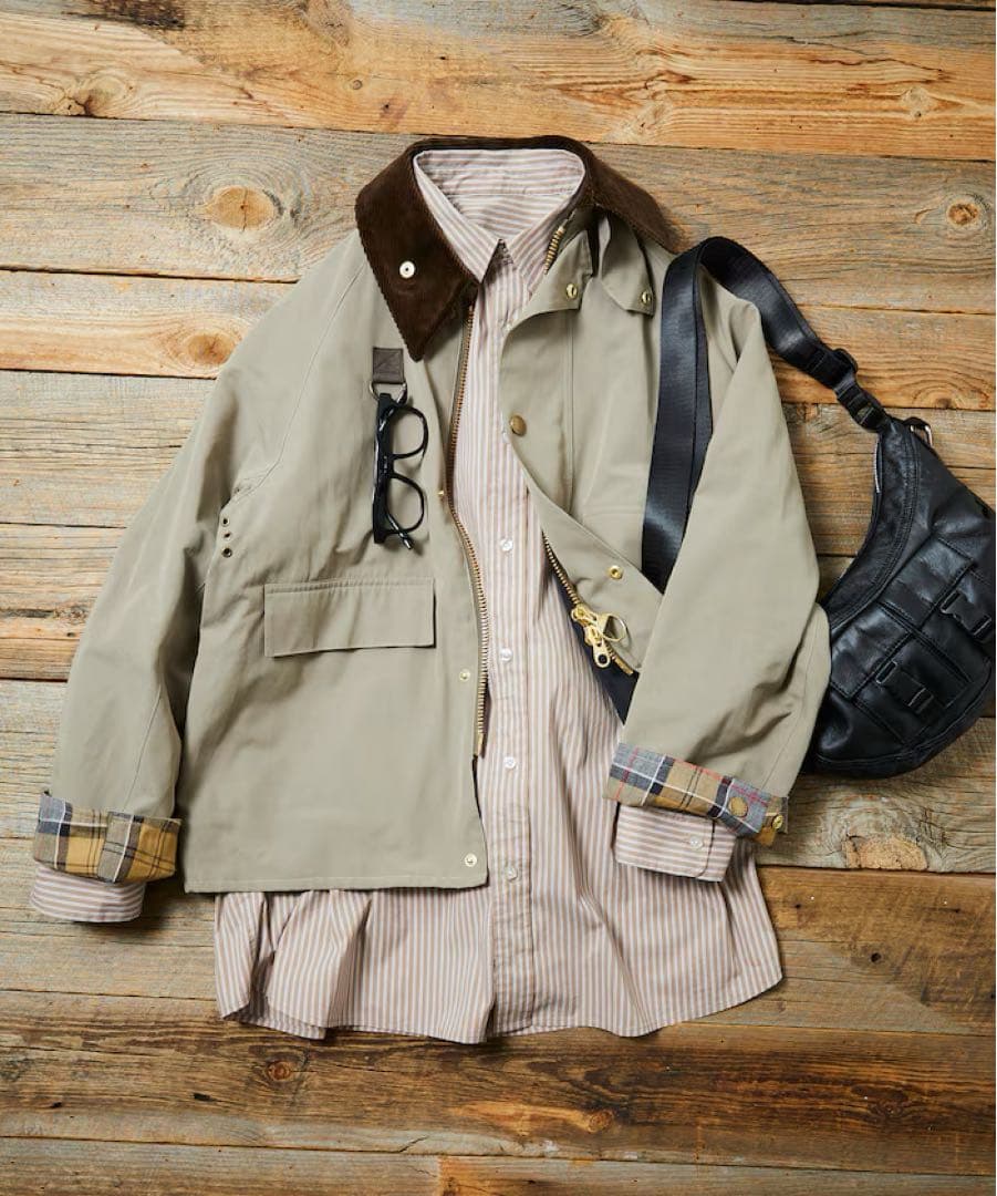 【新品】Barbour × FREAK'S STORE別注　スペイ　ベージュ
