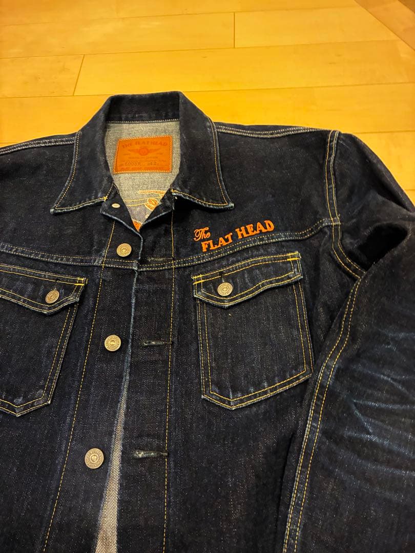 L*o様 フラットヘッド☆デニムジャケット☆42サイズ