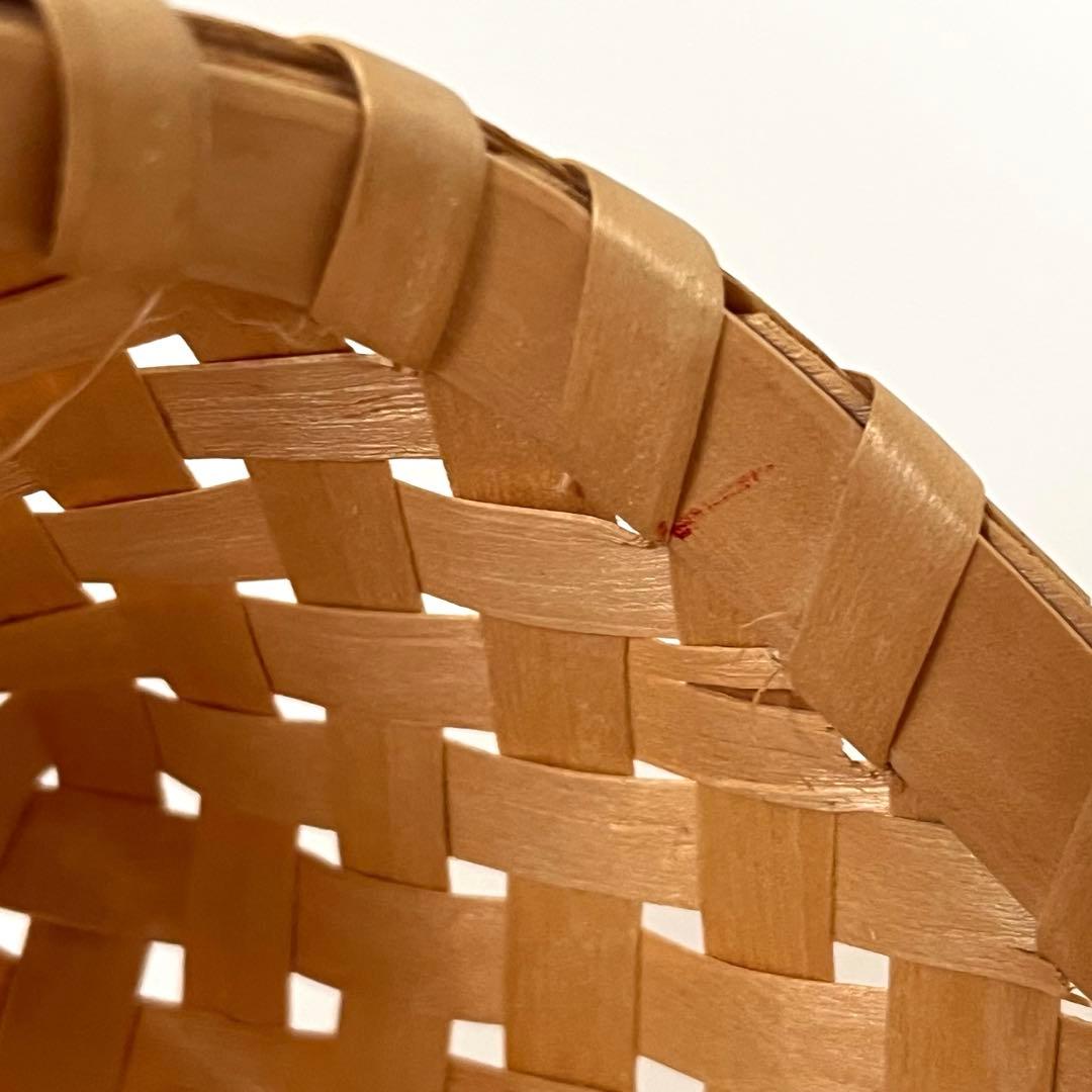 秋田 イタヤ細工 文箱 文庫 A4 イタヤカエデ かご 籠カゴ 四ツ目編み