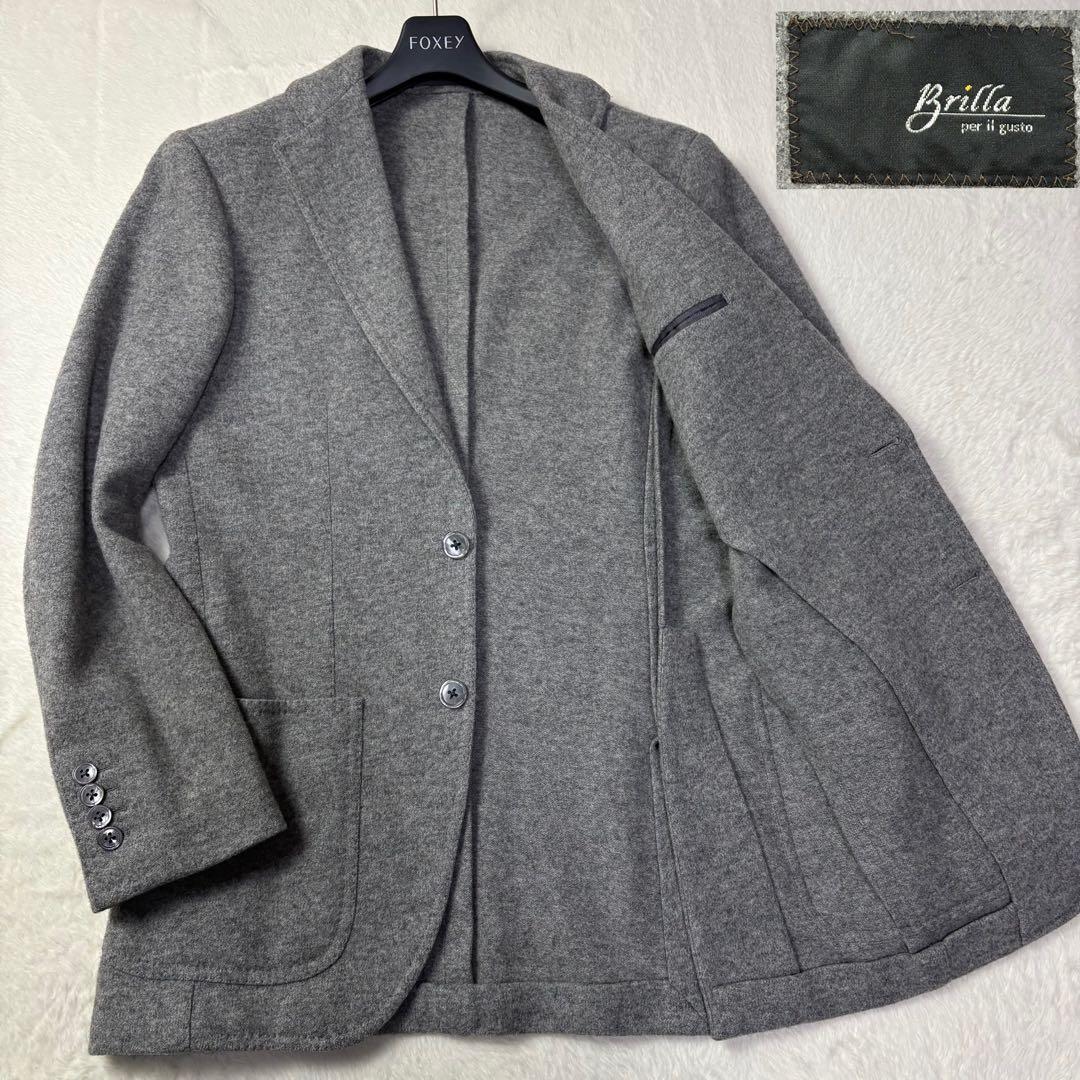 美品 brilla per il gusto テーラードジャケット ウール 2B