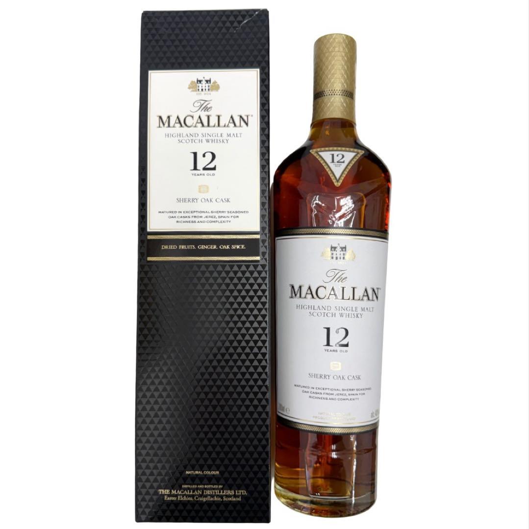 お値下げ中❗️マッカラン 12年 シェリーオークカスク 700ml 【新品未開封】