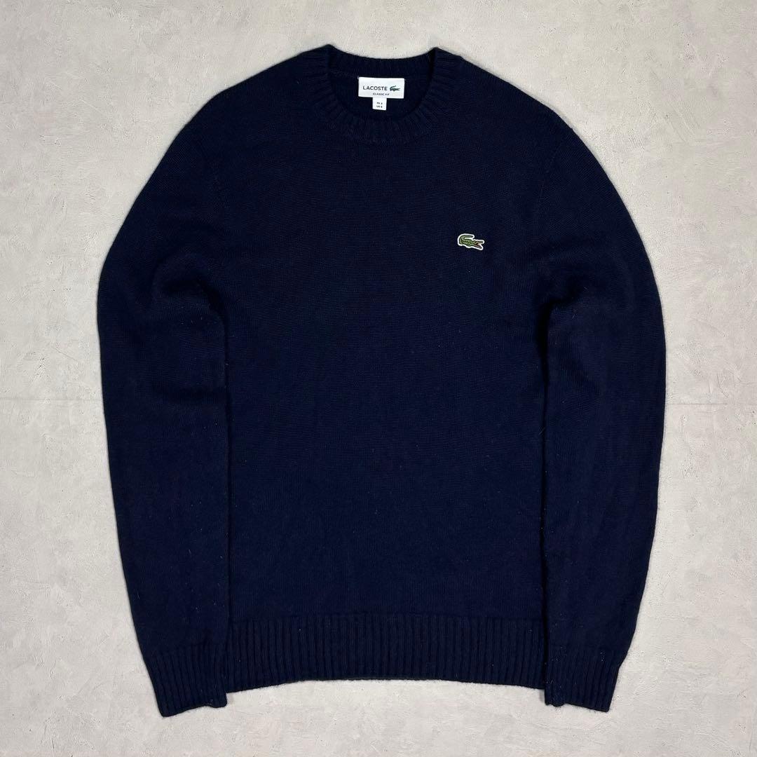LACOSTE ラコステ　カシミア100% クルーネックセーター　ニット　高級