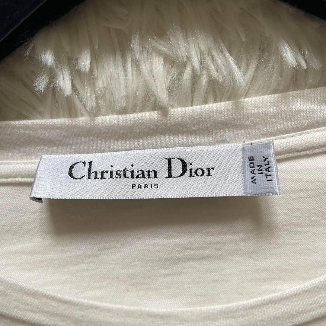 美品　24ss　クリスチャンディオール　Tシャツ　シグネチャーバンド　星　M　白