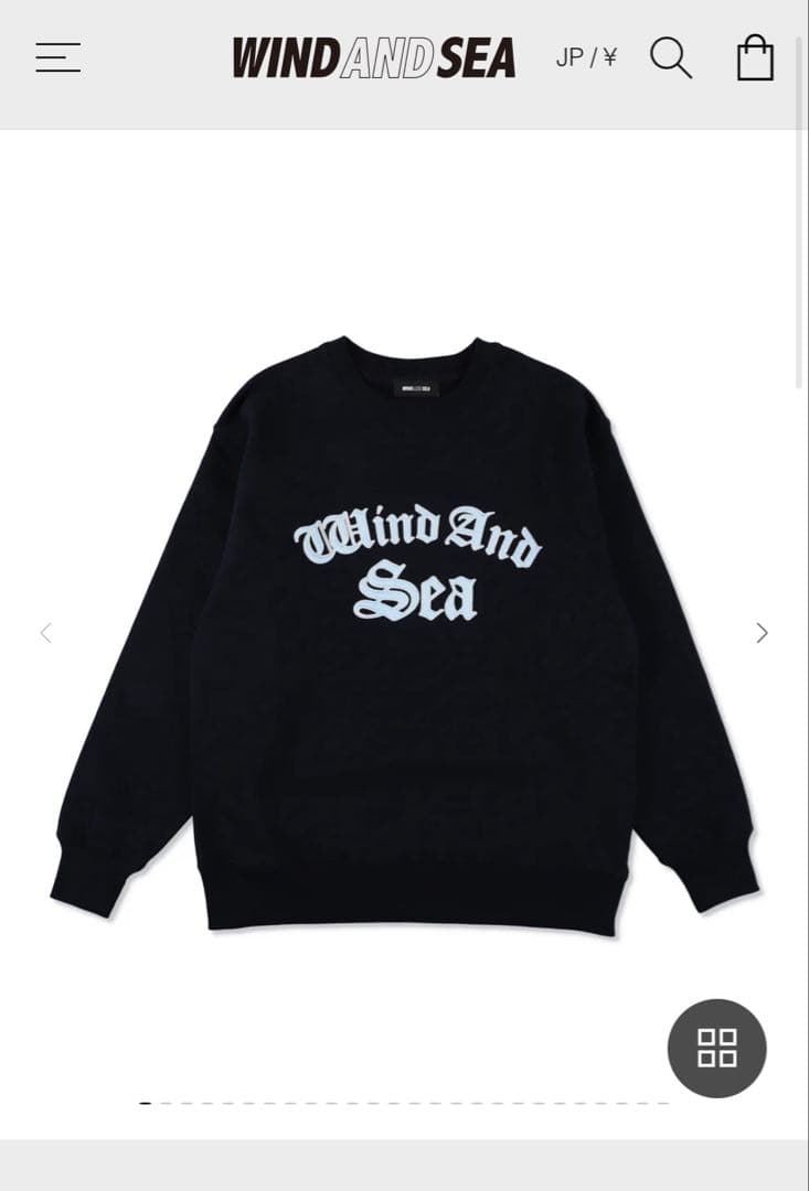 は*ち様 WindAndSea SatinPatchCrewneckSweats