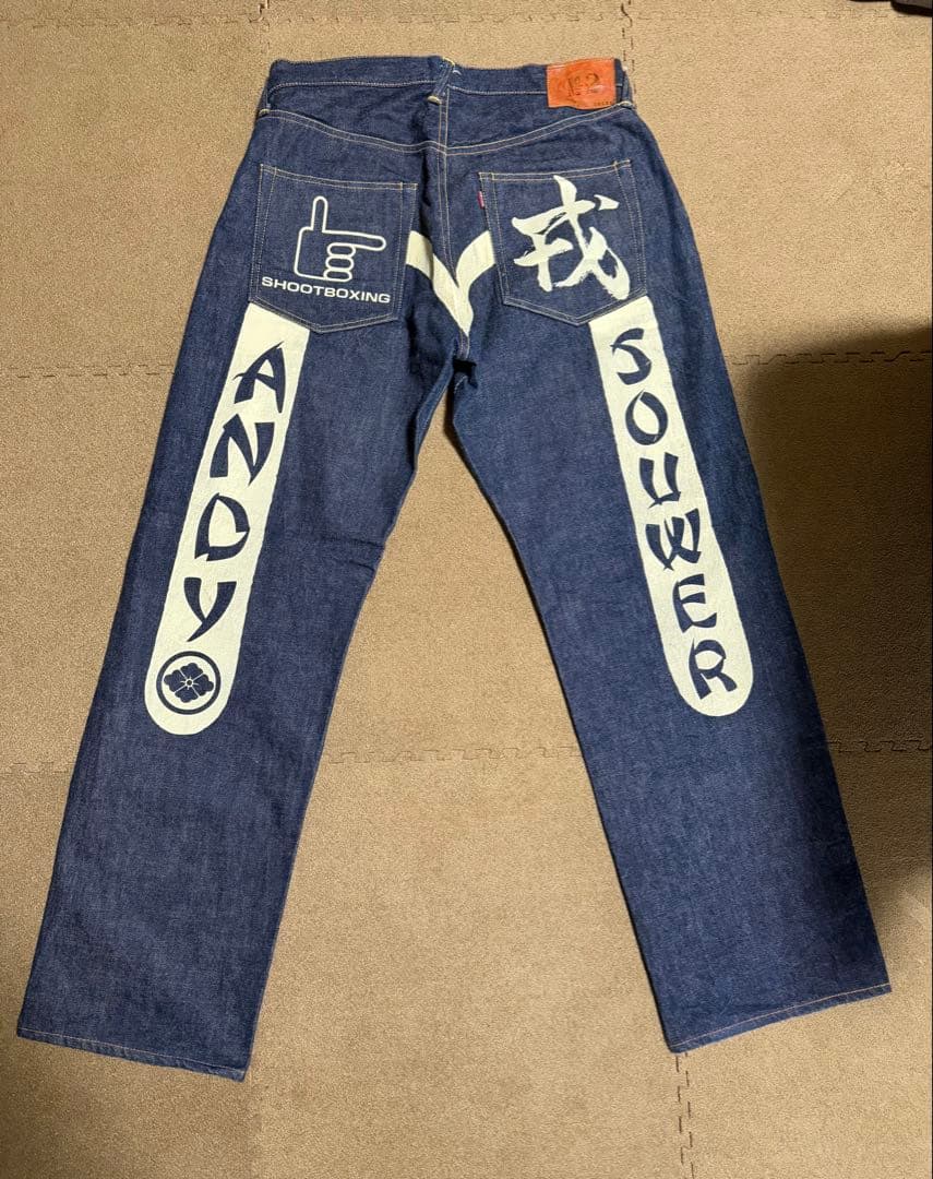 希少 evisu エヴィス ジーンズ ビッグカモメ 35×35