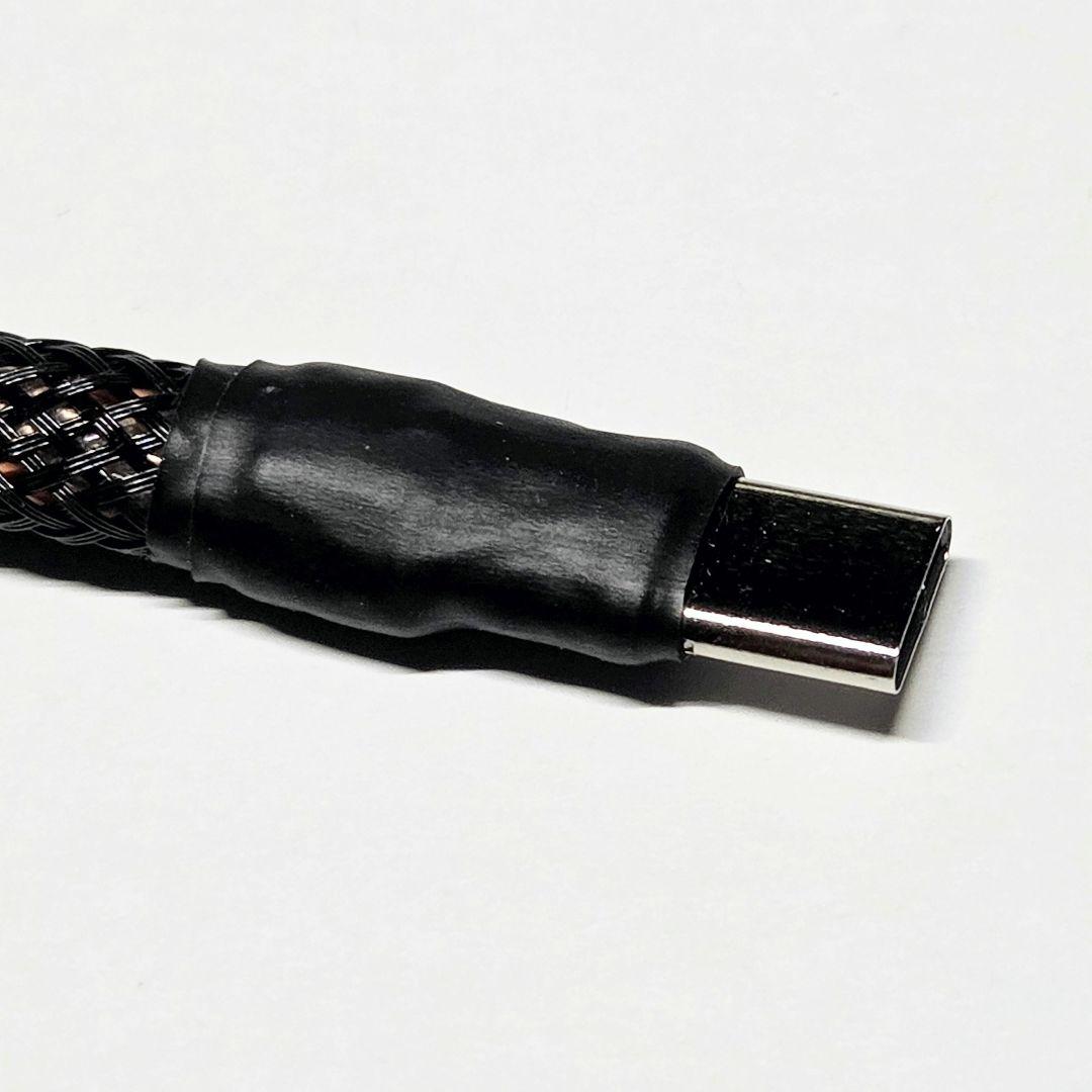 自作品 オーディオ用 USB Type-C OTGケーブル(12芯)