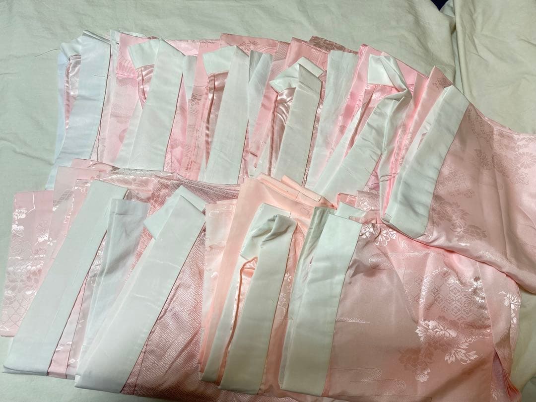中古品 振袖用 長襦袢 10枚 成人式 結婚式 ポリエステル