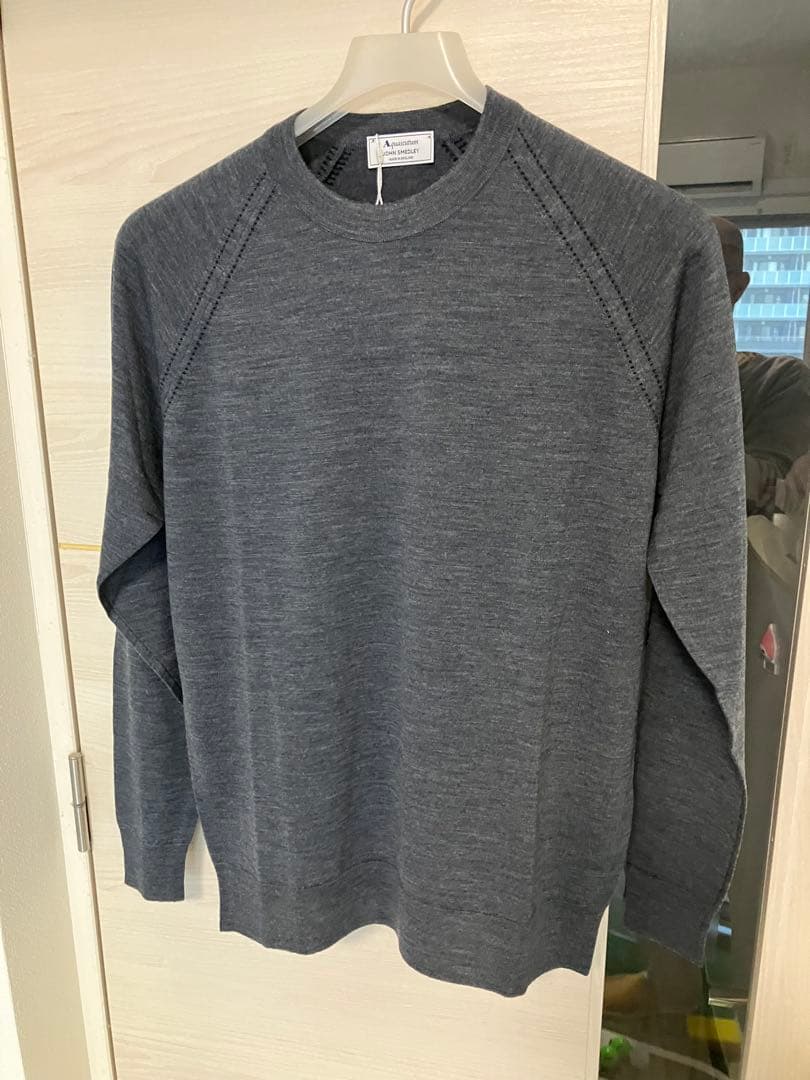 m*t様 最終【新品タグ付】アクアスキュータム別注　ジョンスメドレー　クルーネッ