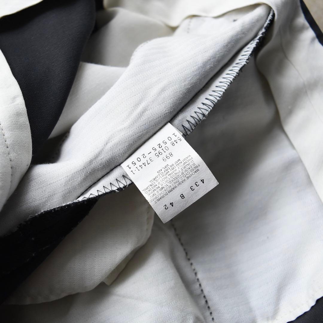 90s DOCKERSドッカーズ ツータックスラックス黒ブラック W40L30