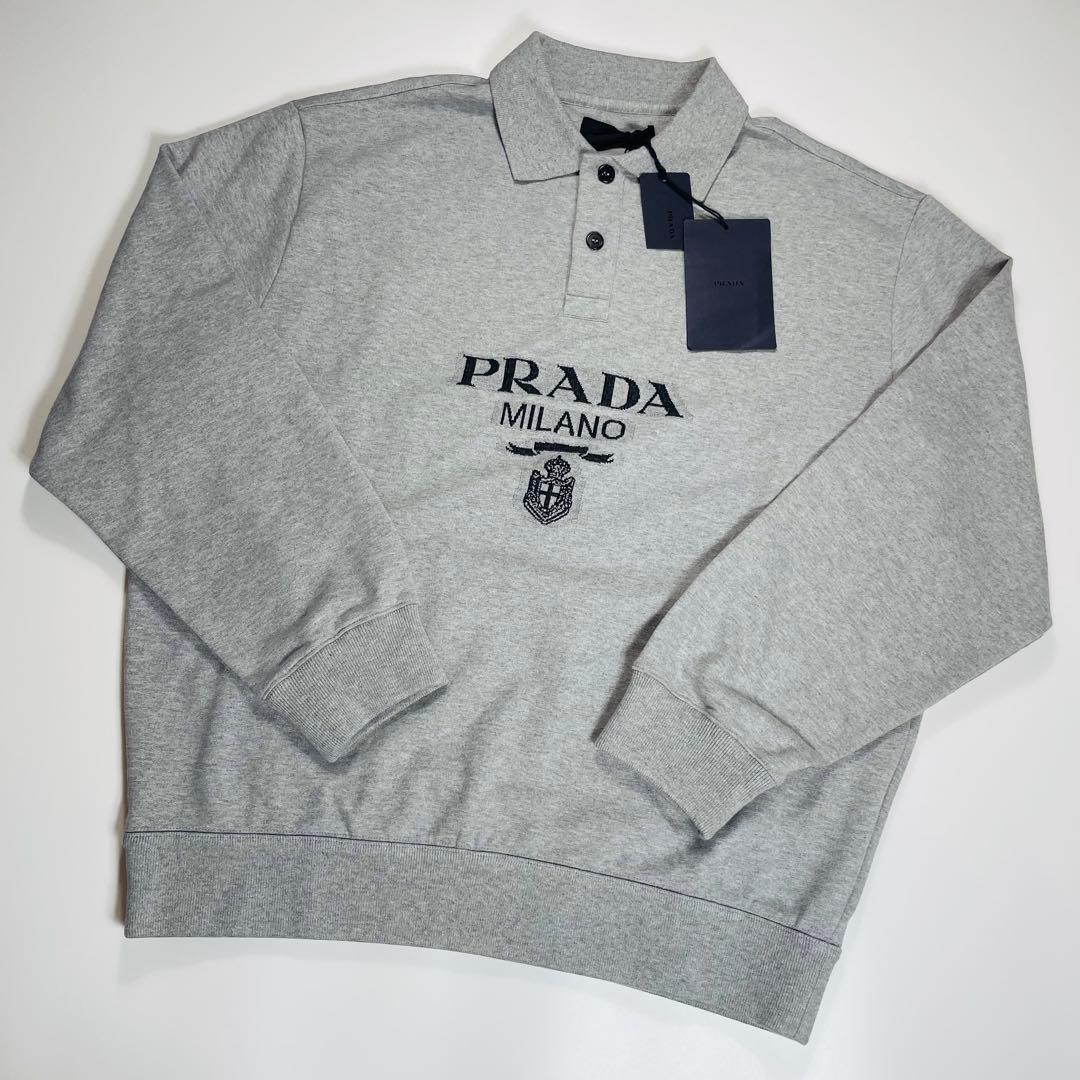 【タグ付き✨】PRADA プラダ スウェット ポロシャツ