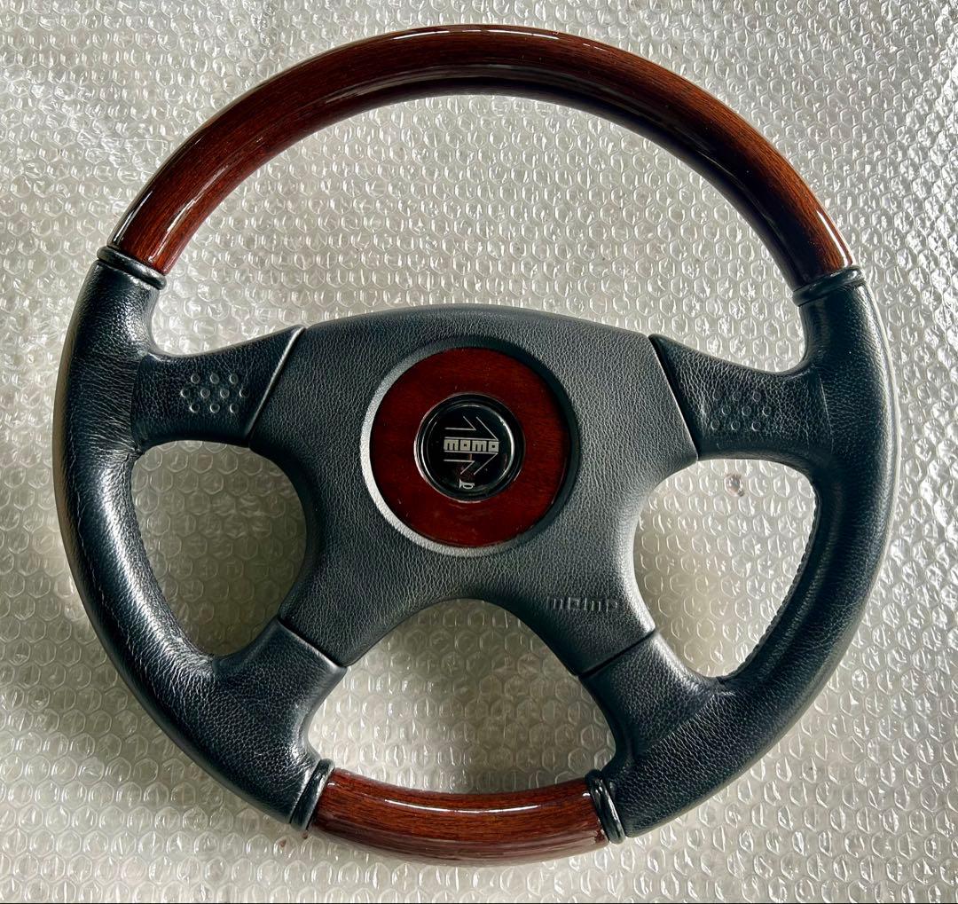 momo オリンピックⅢ 当時物スポーツタイプ ステアリング・ハンドル本体