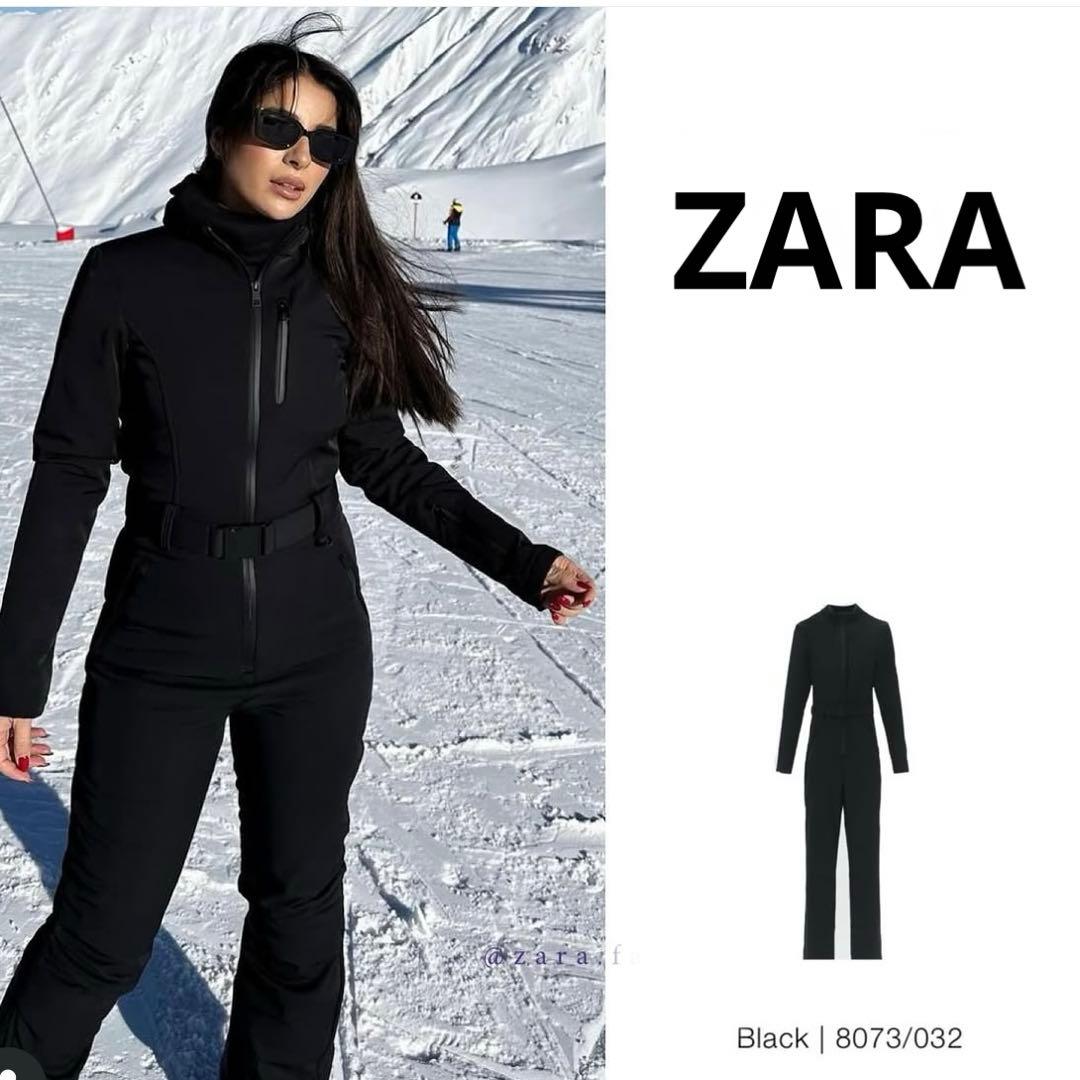 ZARA スキーウェア　SKI COLLECTION 黒　XS
