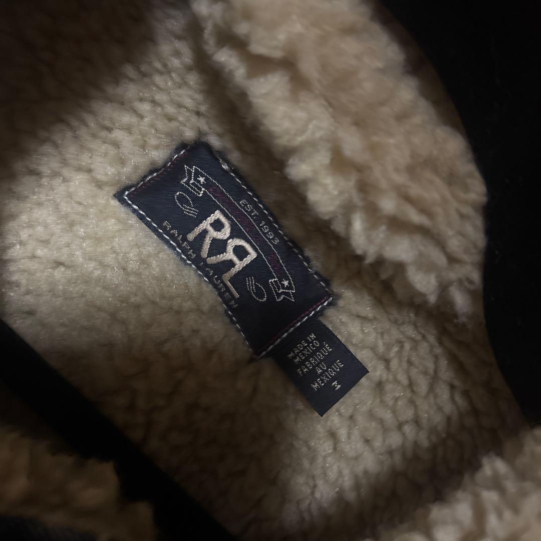 RRL美品 23AW限定コレクション フリースラインド デニム ランチジャケット