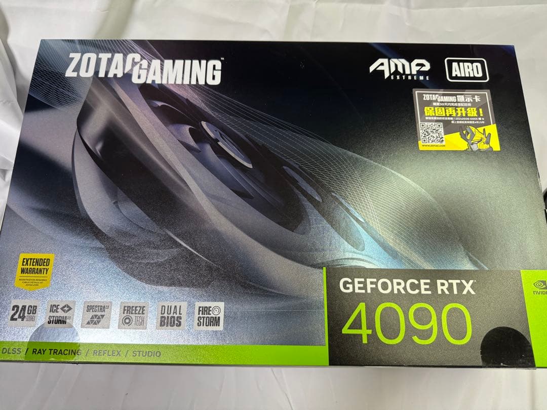 グラフィックボード・グラボ・ビデオカード ZOTAC GeForce RTX 4090 AMP Extreme AIRO