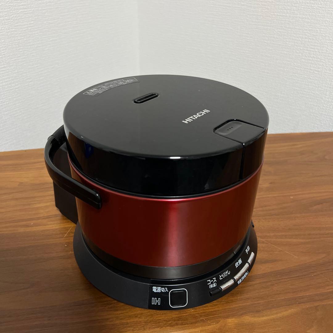 【美品】日立 IH炊飯器 おひつ御前 RZ-WS2M メラリックレッド