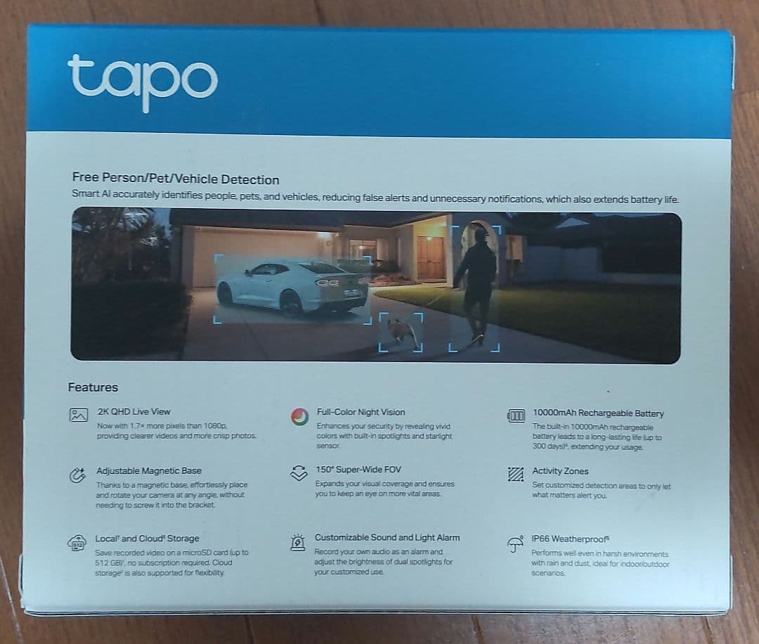 【さとし】(新品、未使用)防犯カメラ TP-Link Tapo C425